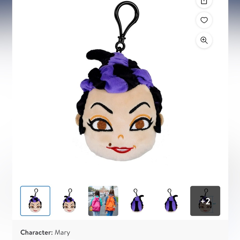 The Sanderson Sisters bag clips